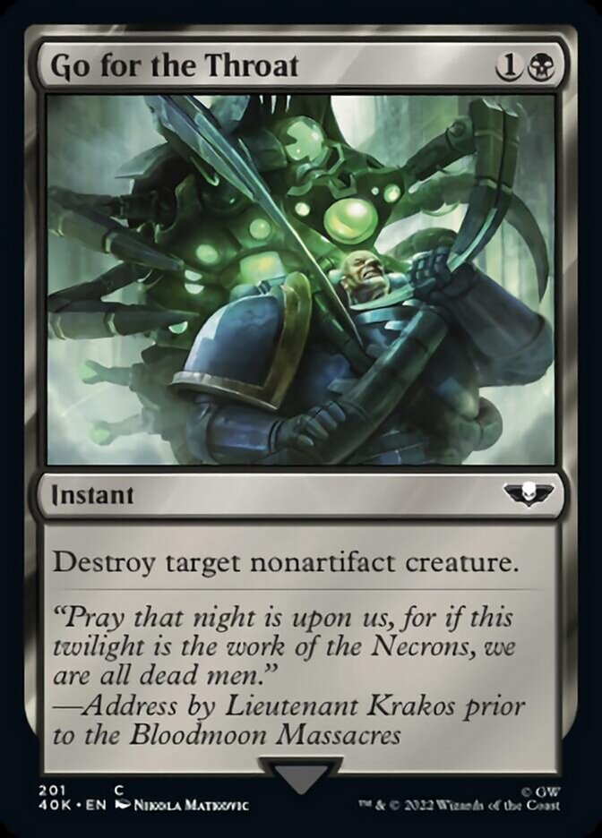 Go for the Throat [Universes Beyond: Warhammer 40,000] | Impulse Games and Hobbies