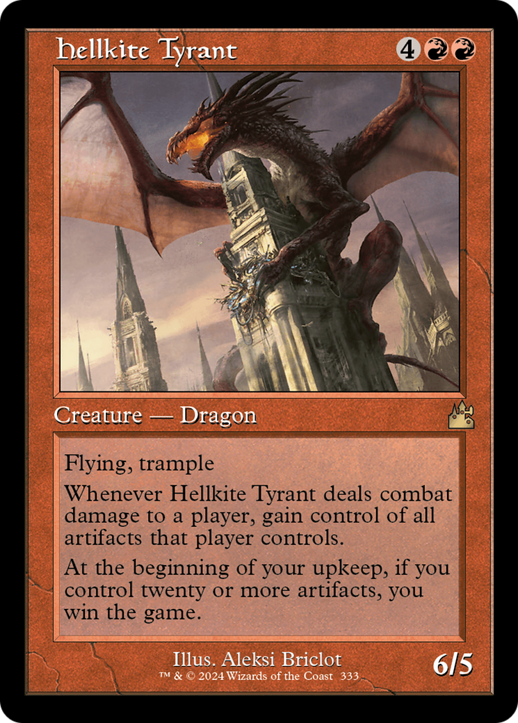 Hellkite Tyrant (Retro Frame) [Ravnica Remastered] | Impulse Games and Hobbies