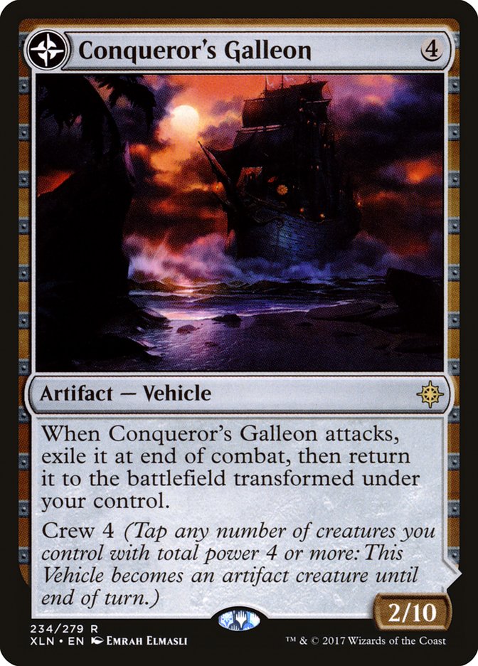 Conqueror's Galleon // Conqueror's Foothold [Ixalan] | Impulse Games and Hobbies