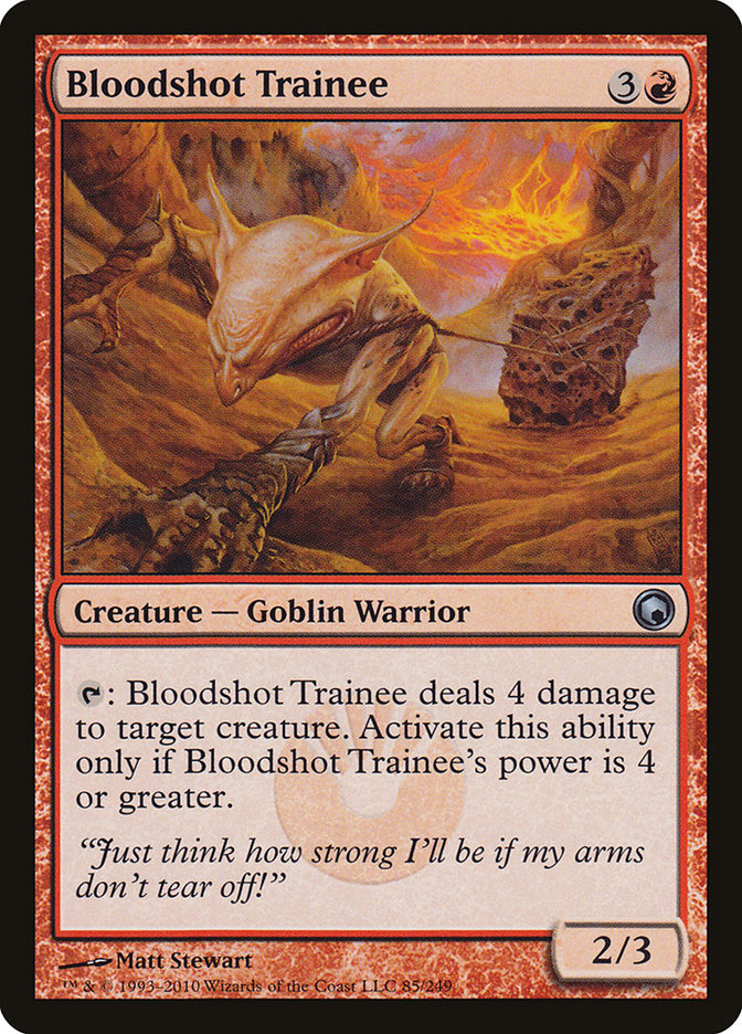 Bloodshot Trainee [Scars of Mirrodin] | Impulse Games and Hobbies