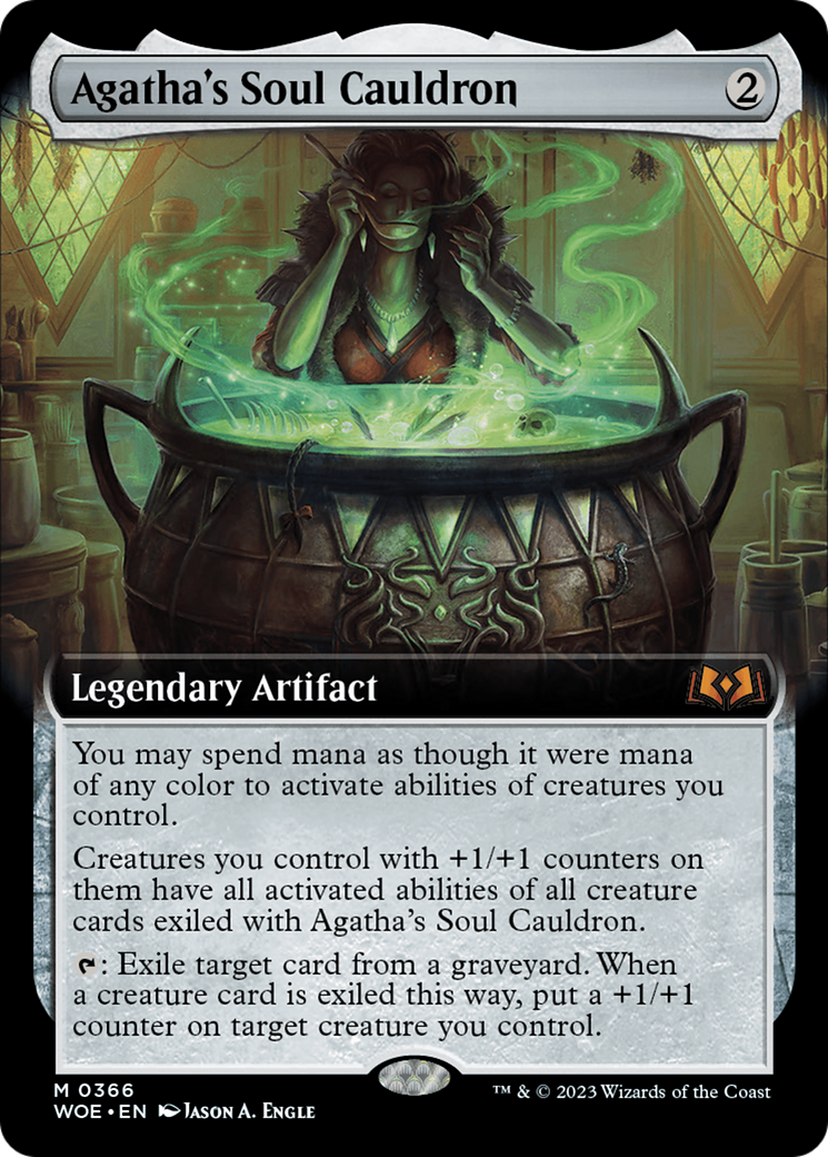 Agatha's Soul Cauldron (Extended Art) [Wilds of Eldraine] | Impulse Games and Hobbies