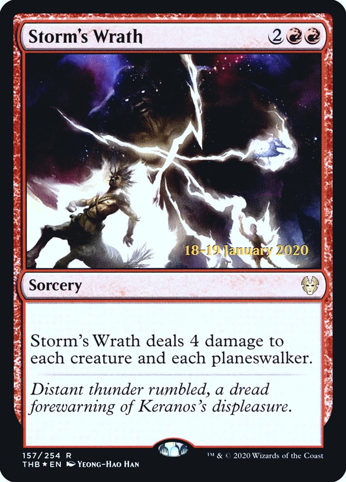 Storm's Wrath [Theros Beyond Death Prerelease Promos] | Impulse Games and Hobbies