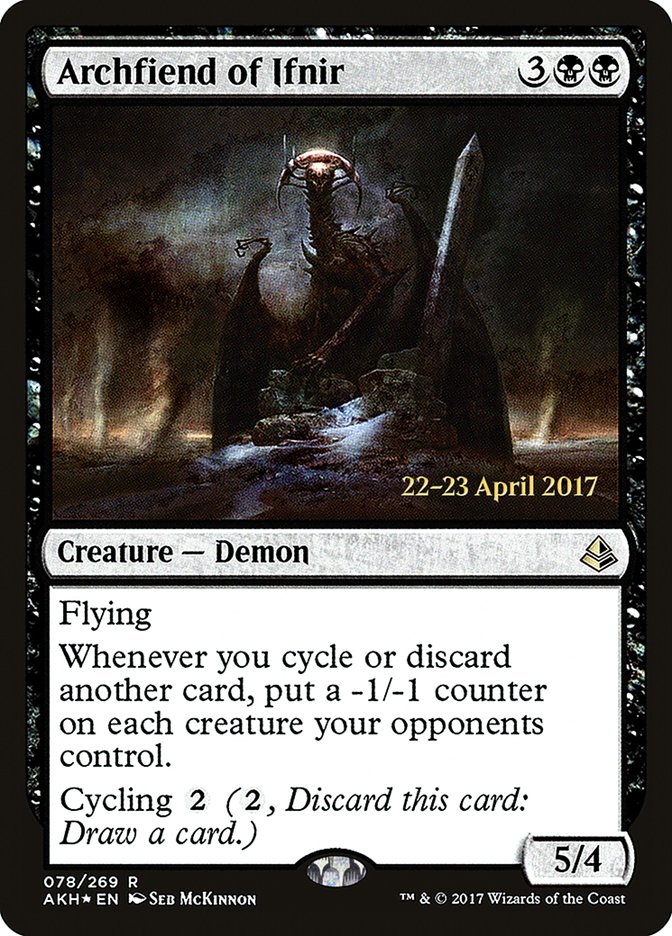 Archfiend of Ifnir [Amonkhet Prerelease Promos] | Impulse Games and Hobbies