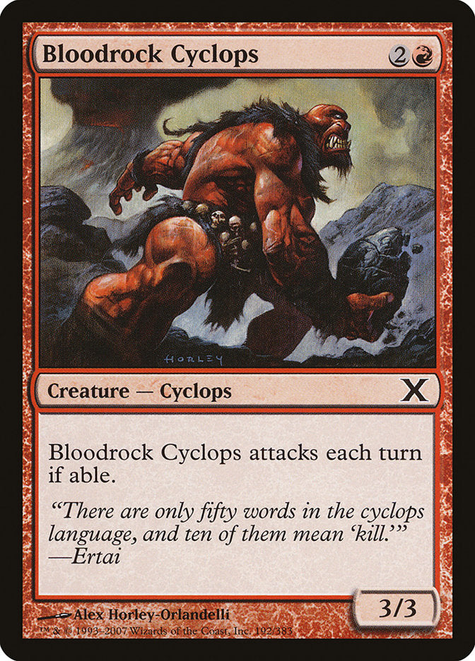 Bloodrock Cyclops [Tenth Edition] | Impulse Games and Hobbies