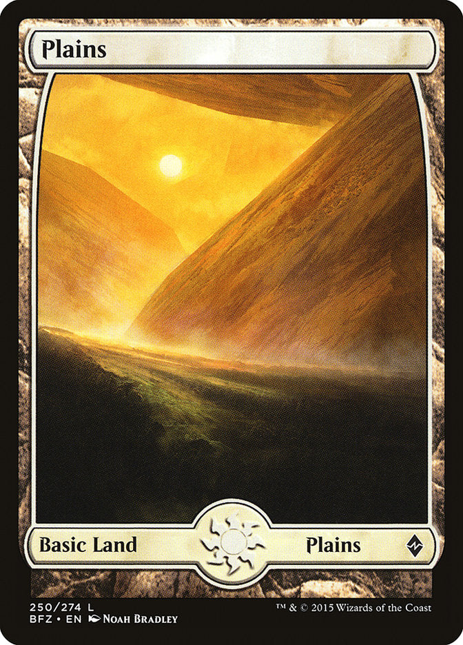 Plains (250) (Full Art) [Battle for Zendikar] | Impulse Games and Hobbies