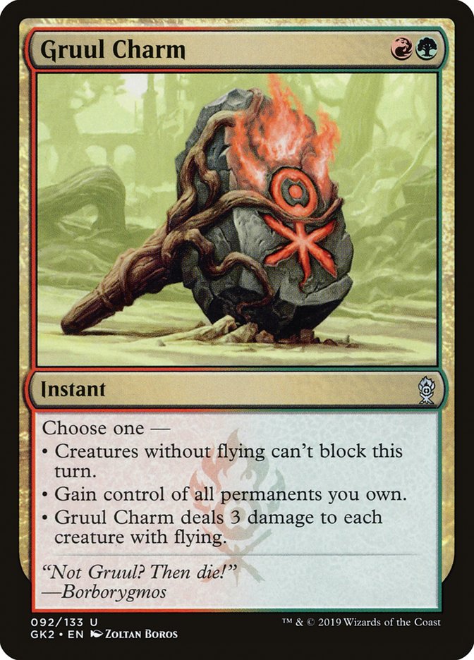 Gruul Charm [Ravnica Allegiance Guild Kit] | Impulse Games and Hobbies