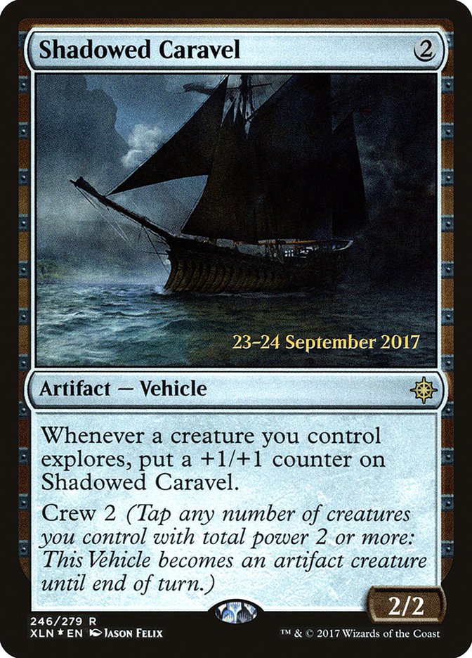 Shadowed Caravel [Ixalan Prerelease Promos] | Impulse Games and Hobbies