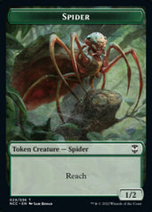 Treefolk // Spider Double-sided Token [Streets of New Capenna Commander Tokens] | Impulse Games and Hobbies