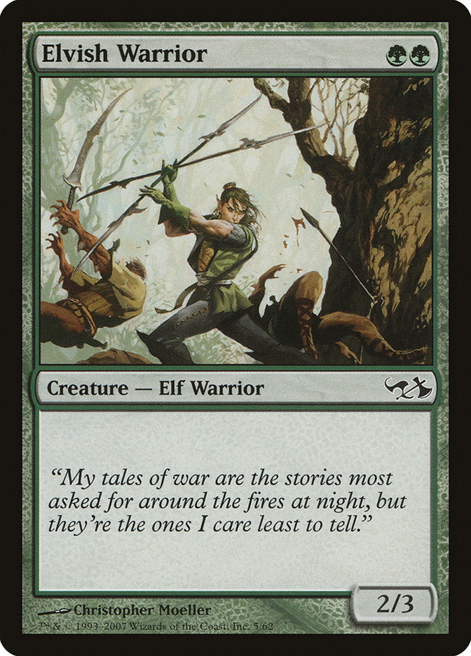 Elvish Warrior [Duel Decks: Elves vs. Goblins] | Impulse Games and Hobbies