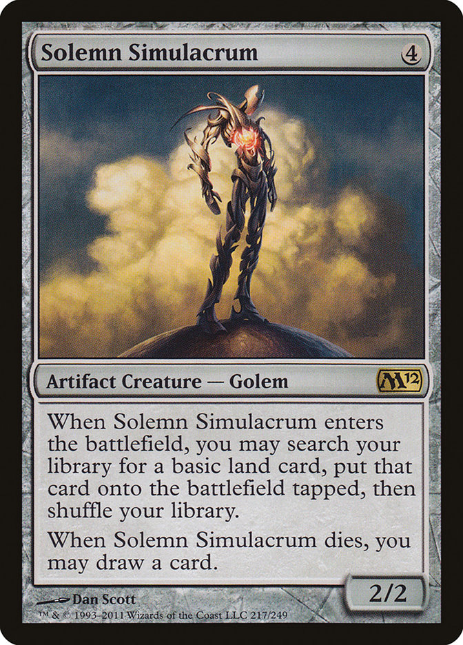 Solemn Simulacrum [Magic 2012] | Impulse Games and Hobbies