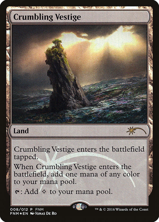 Crumbling Vestige [Friday Night Magic 2016] | Impulse Games and Hobbies