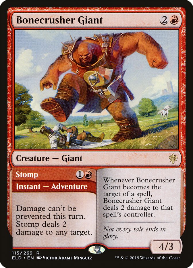 Bonecrusher Giant // Stomp [Throne of Eldraine] | Impulse Games and Hobbies