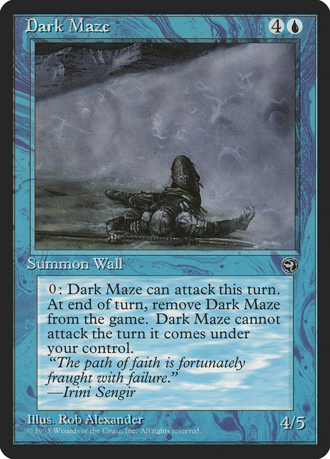 Dark Maze (Irini Sengir Flavor Text) [Homelands] | Impulse Games and Hobbies