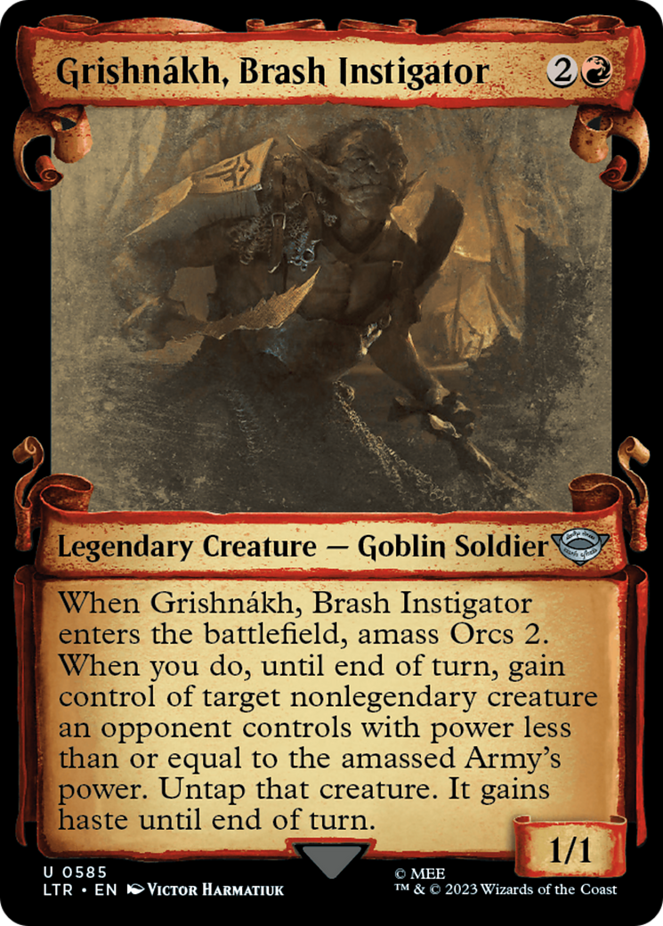 Grishnakh, Brash Instigator [The Lord of the Rings: Tales of Middle-Earth Showcase Scrolls] | Impulse Games and Hobbies