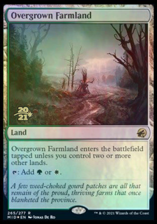 Overgrown Farmland [Innistrad: Midnight Hunt Prerelease Promos] | Impulse Games and Hobbies