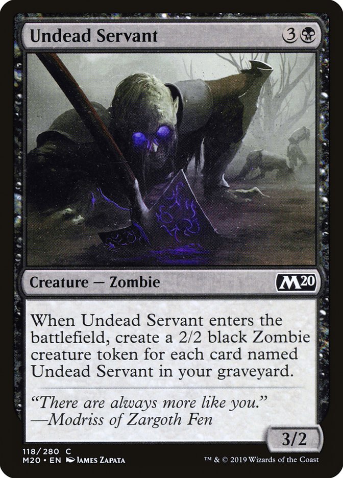 Undead Servant [Core Set 2020] | Impulse Games and Hobbies