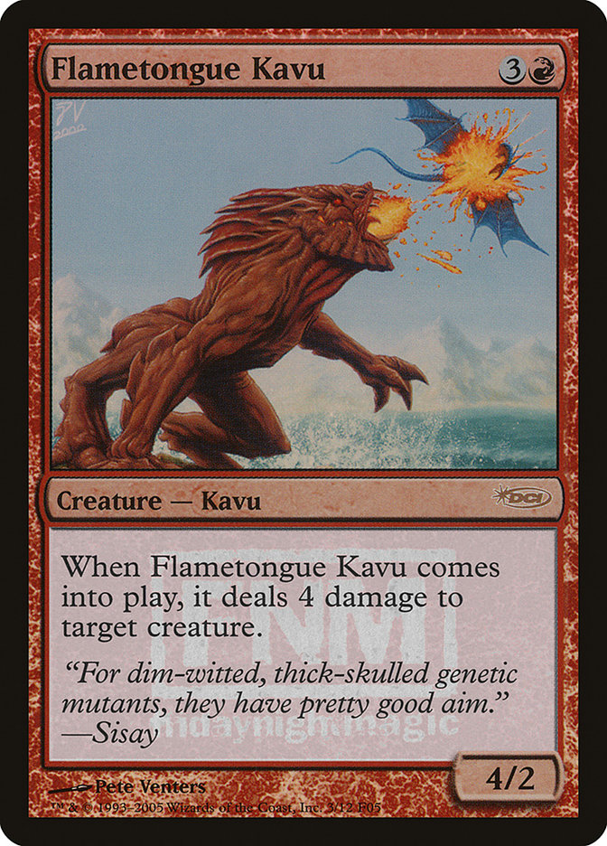 Flametongue Kavu [Friday Night Magic 2005] | Impulse Games and Hobbies