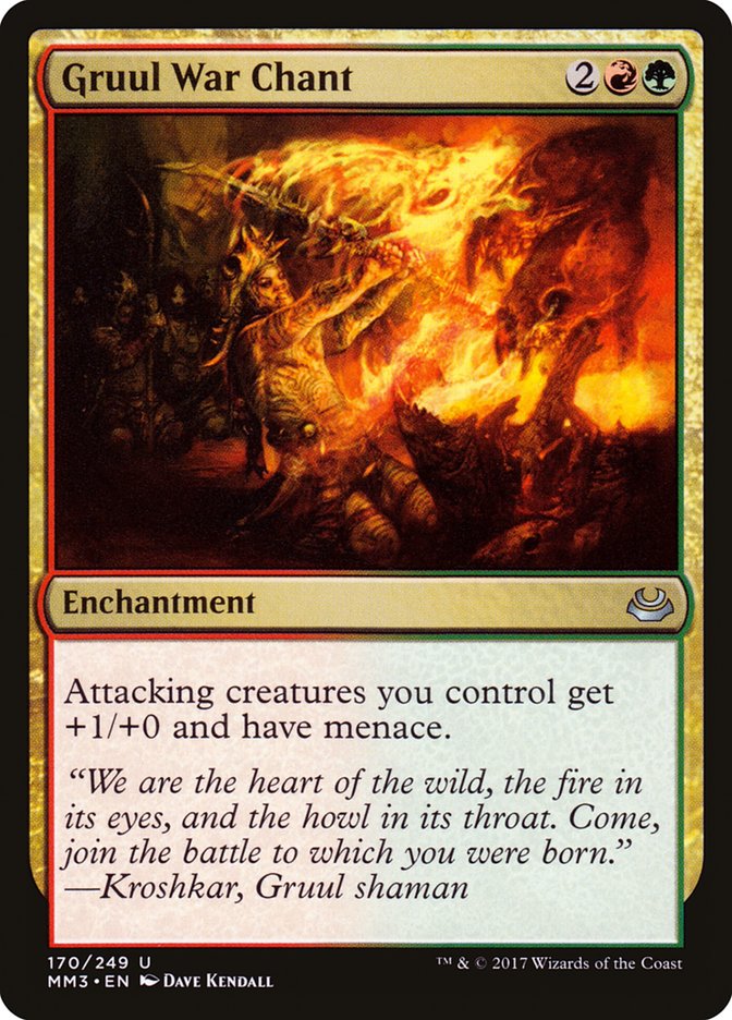 Gruul War Chant [Modern Masters 2017] | Impulse Games and Hobbies