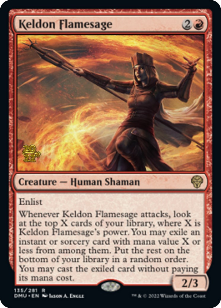 Keldon Flamesage [Dominaria United Prerelease Promos] | Impulse Games and Hobbies