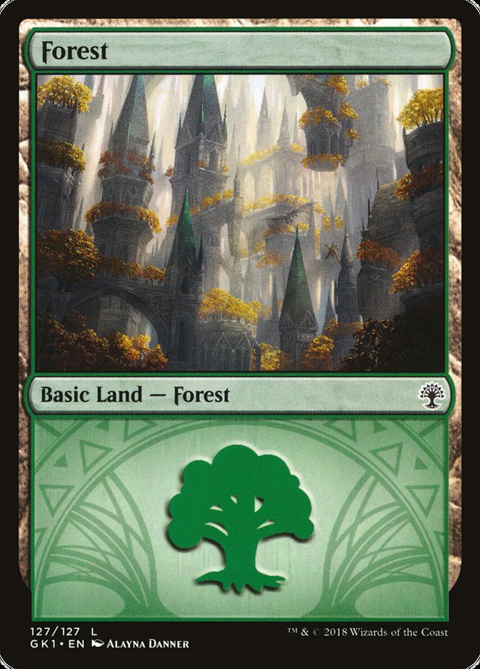 Forest (127) [Guilds of Ravnica Guild Kit] | Impulse Games and Hobbies