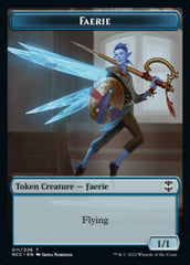 Faerie // Rogue Double-sided Token [Streets of New Capenna Commander Tokens] | Impulse Games and Hobbies