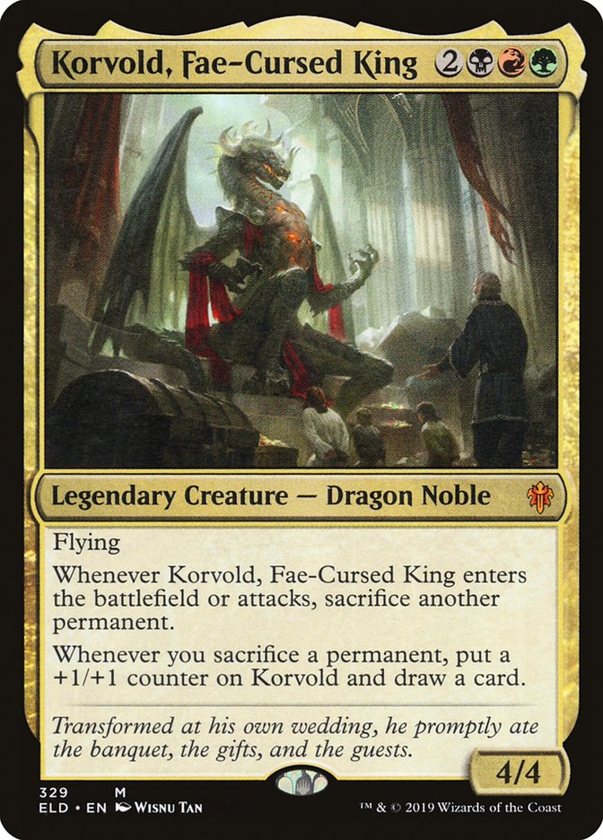 Korvold, Fae-Cursed King [Throne of Eldraine] | Impulse Games and Hobbies