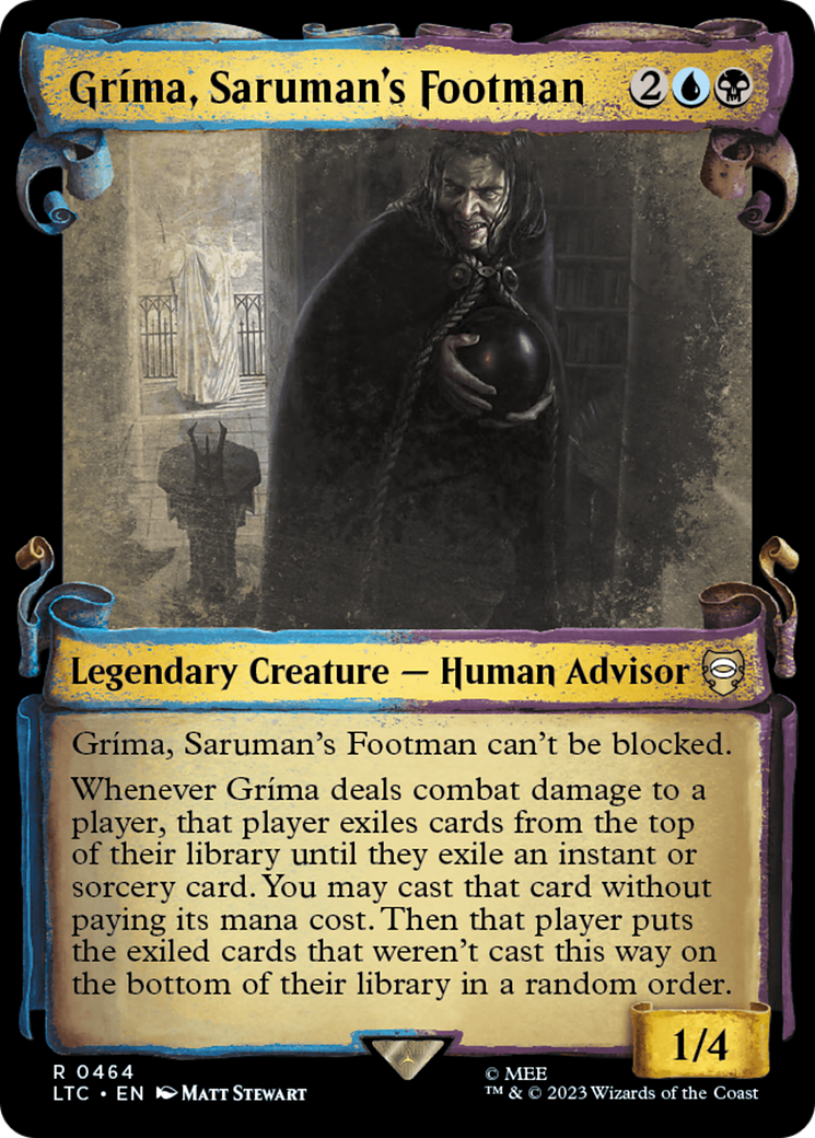 Grima, Saruman's Footman [The Lord of the Rings: Tales of Middle-Earth Commander Showcase Scrolls] | Impulse Games and Hobbies