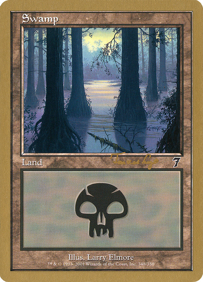 Swamp (tvdl348) (Tom van de Logt) [World Championship Decks 2001] | Impulse Games and Hobbies
