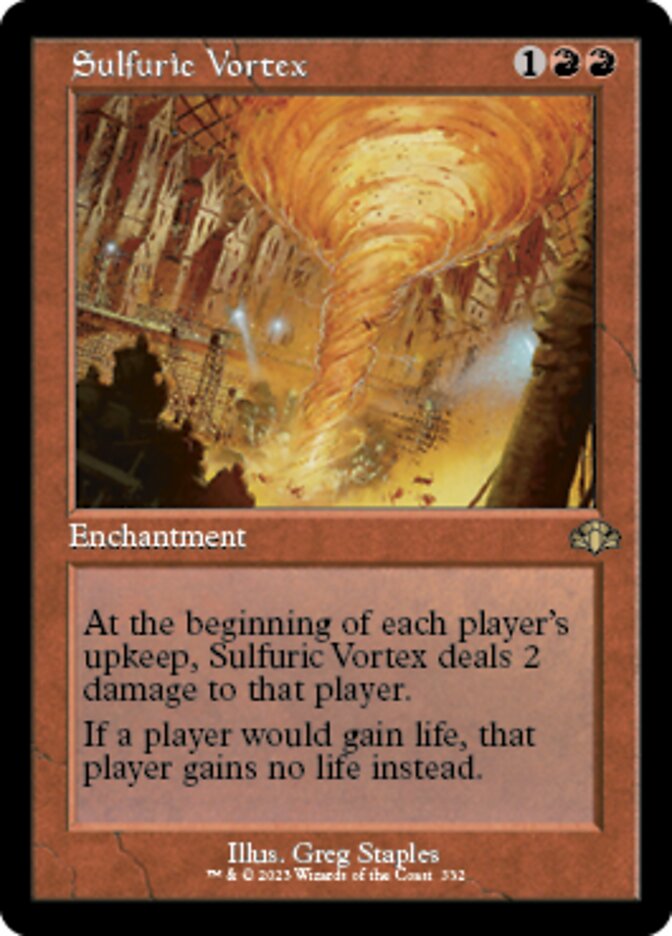 Sulfuric Vortex (Retro) [Dominaria Remastered] | Impulse Games and Hobbies