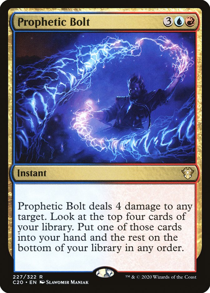 Prophetic Bolt [Commander 2020] | Impulse Games and Hobbies