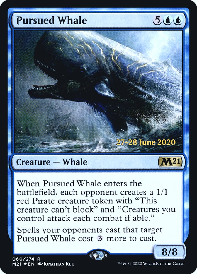 Pursued Whale  [Core Set 2021 Prerelease Promos] | Impulse Games and Hobbies