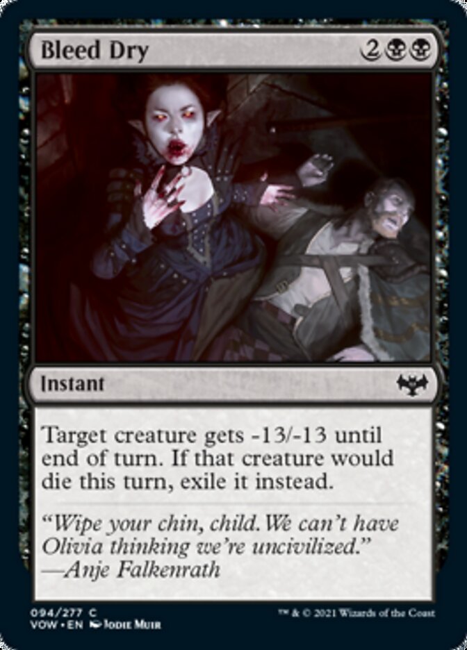 Bleed Dry [Innistrad: Crimson Vow] | Impulse Games and Hobbies