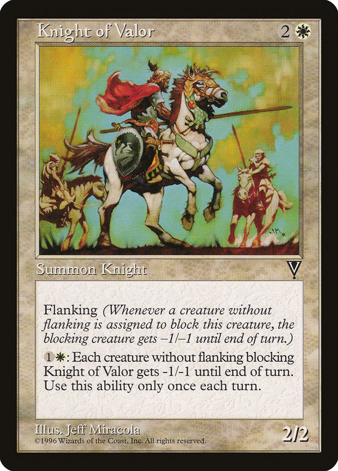 Knight of Valor [Visions] | Impulse Games and Hobbies