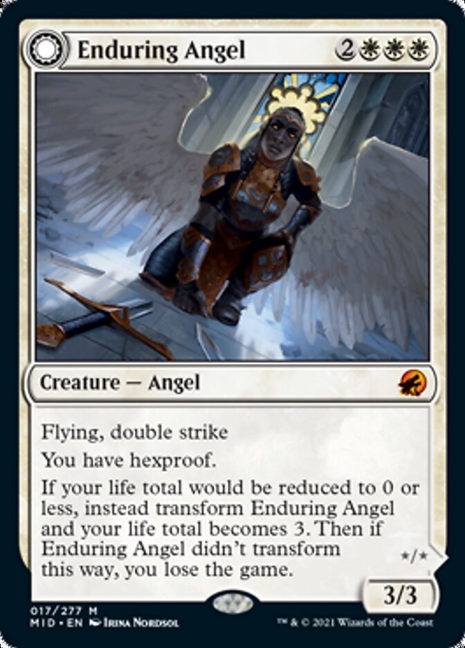 Enduring Angel // Angelic Enforcer [Innistrad: Midnight Hunt] | Impulse Games and Hobbies