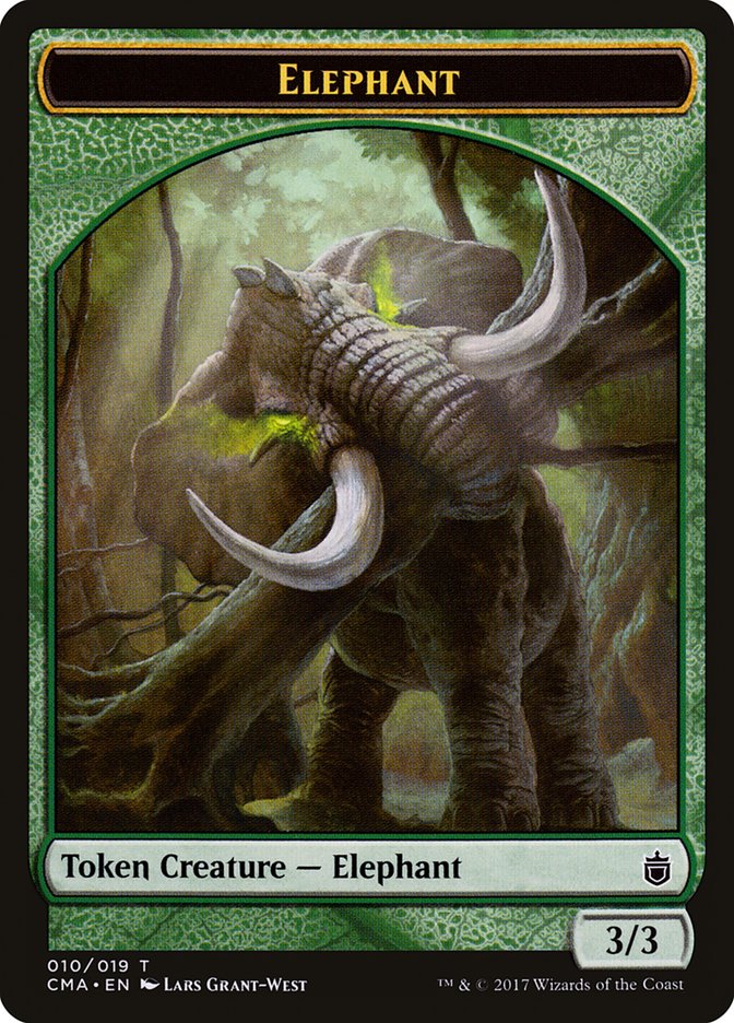 Elephant Token [Commander Anthology Tokens] | Impulse Games and Hobbies