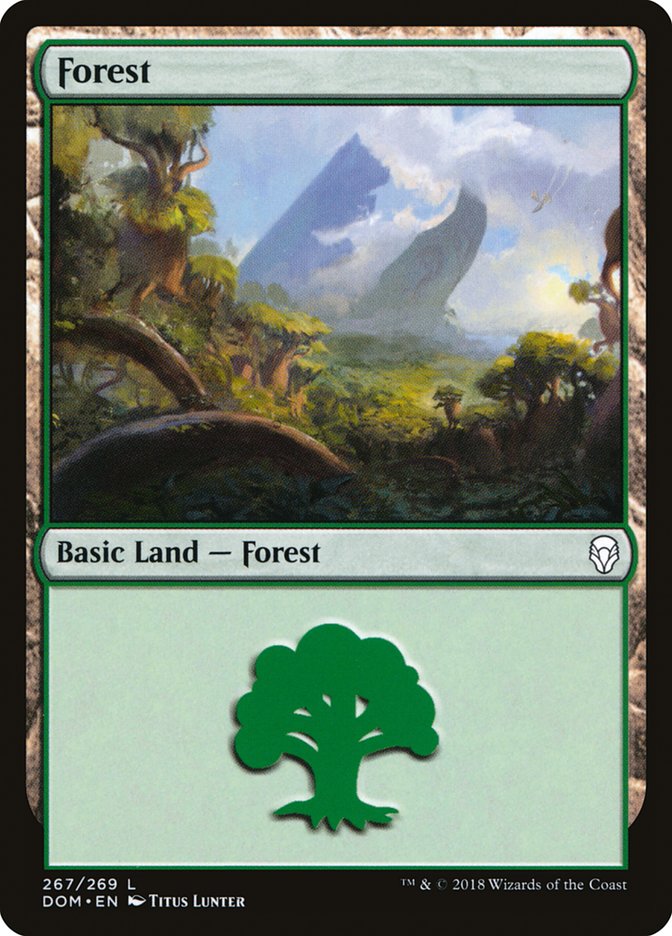 Forest (267) [Dominaria] | Impulse Games and Hobbies