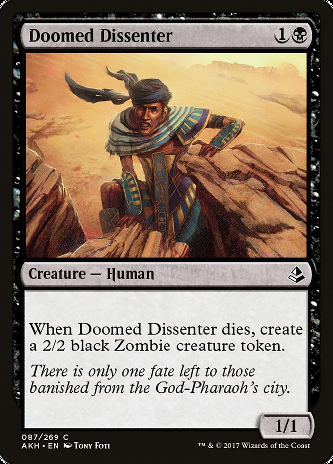 Doomed Dissenter [Amonkhet] | Impulse Games and Hobbies