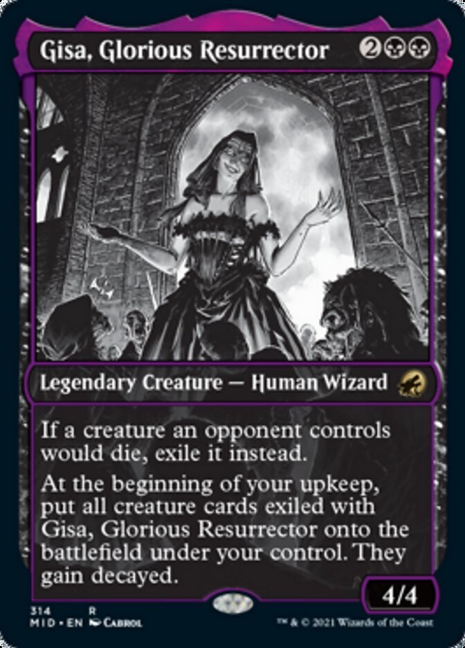 Gisa, Glorious Resurrector (Showcase Eternal Night) [Innistrad: Midnight Hunt] | Impulse Games and Hobbies