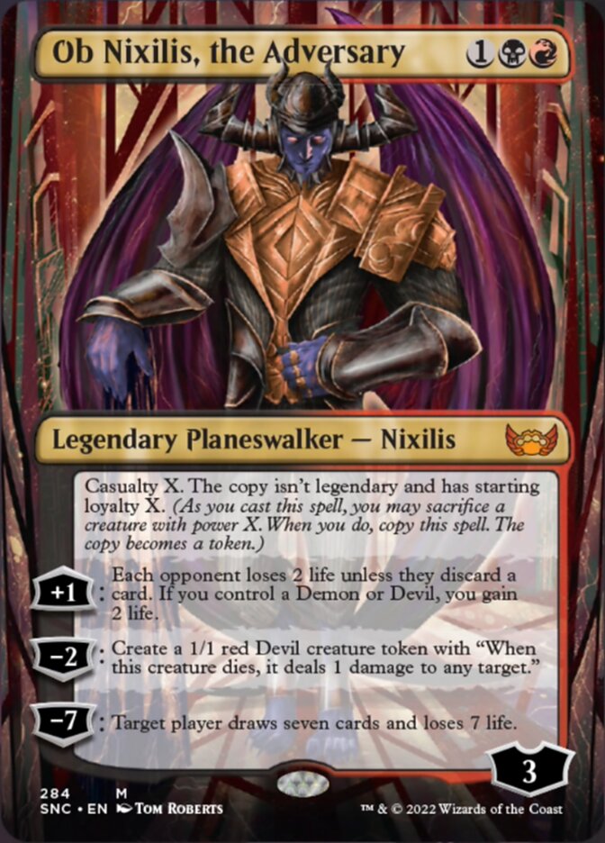 Ob Nixilis, the Adversary (Borderless) [Streets of New Capenna] | Impulse Games and Hobbies
