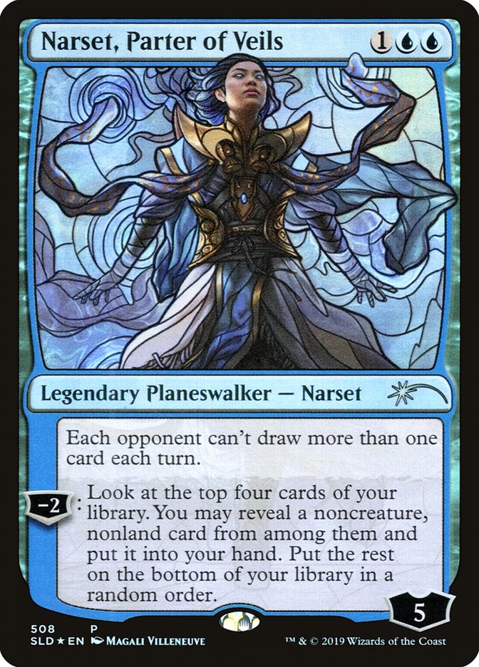 Narset, Parter of Veils (Stained Glass) [Secret Lair Drop Promos] | Impulse Games and Hobbies