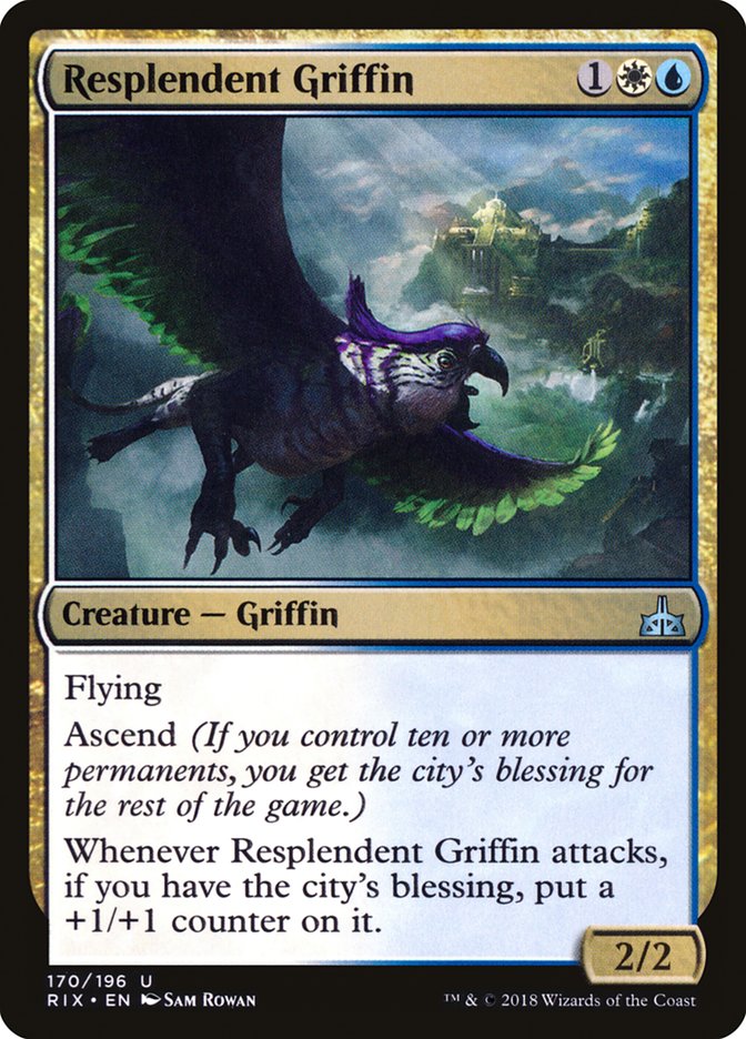 Resplendent Griffin [Rivals of Ixalan] | Impulse Games and Hobbies