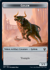 Golem (026) // Thopter Token [Commander 2021 Tokens] | Impulse Games and Hobbies