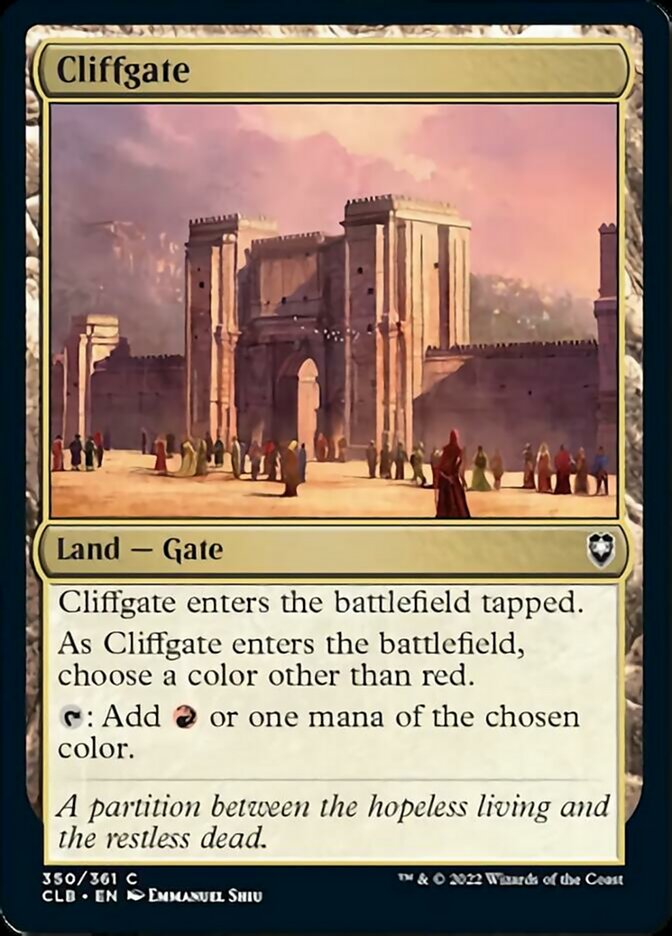 Cliffgate [Commander Legends: Battle for Baldur's Gate] | Impulse Games and Hobbies