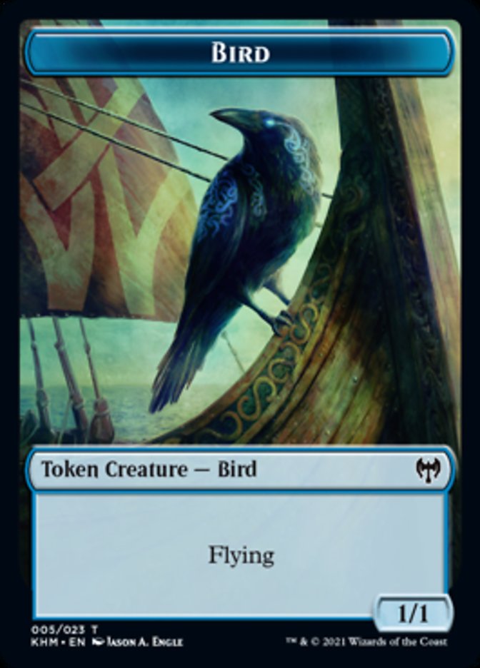 Bird Token [Kaldheim Tokens] | Impulse Games and Hobbies