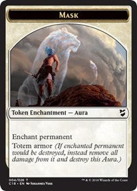Mask // Beast (014) Double-sided Token [Commander 2018 Tokens] | Impulse Games and Hobbies