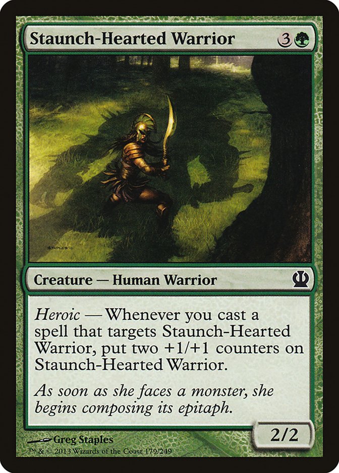 Staunch-Hearted Warrior [Theros] | Impulse Games and Hobbies