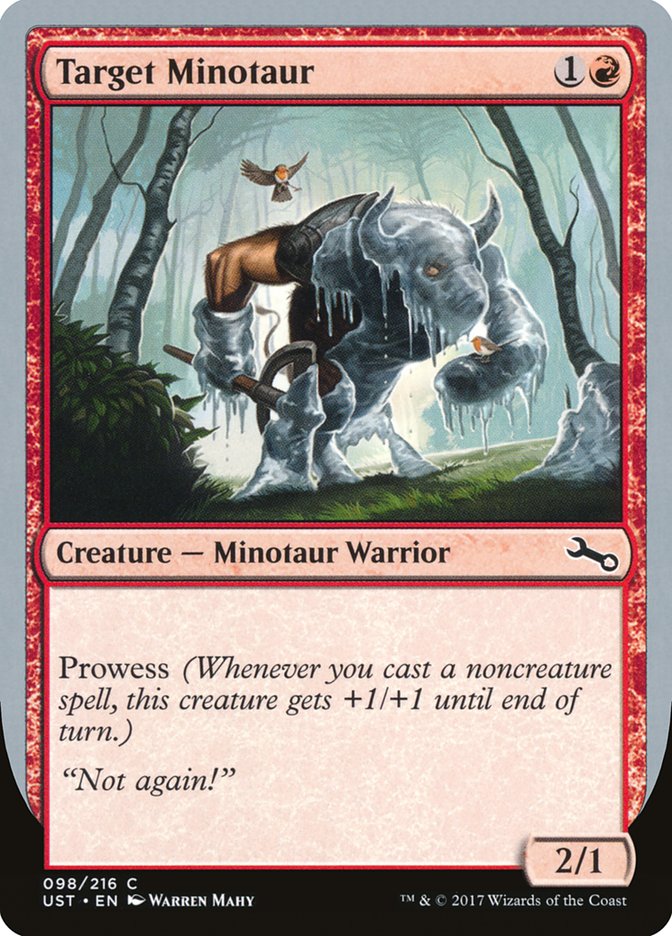 Target Minotaur (Ice Art) [Unstable] | Impulse Games and Hobbies