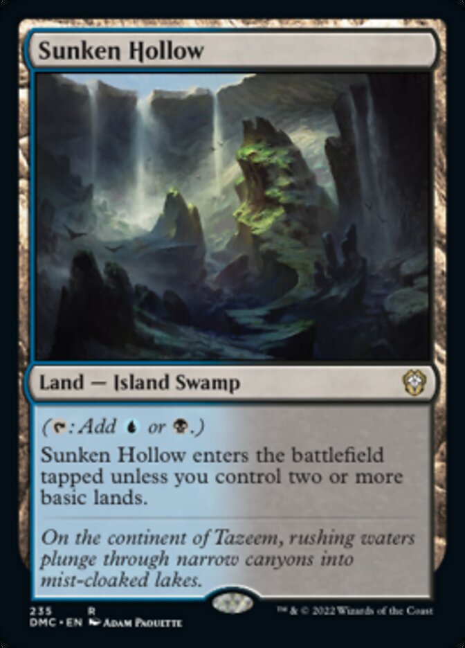 Sunken Hollow [Dominaria United Commander] | Impulse Games and Hobbies