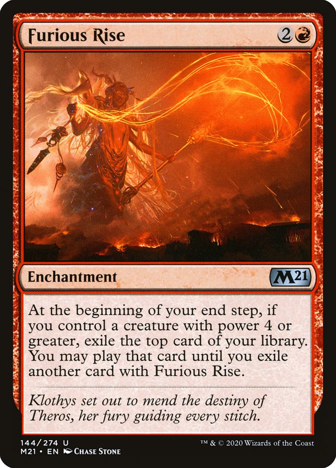 Furious Rise [Core Set 2021] | Impulse Games and Hobbies