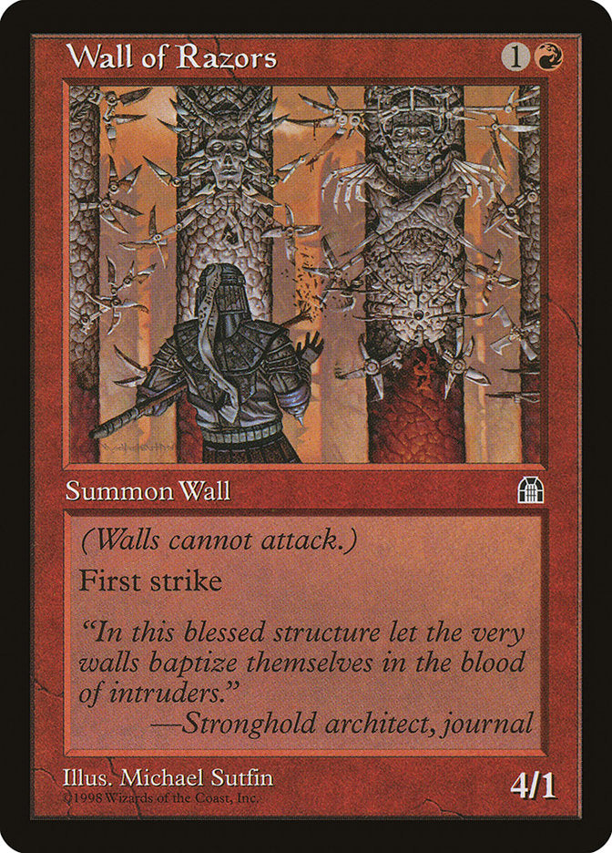 Wall of Razors [Stronghold] | Impulse Games and Hobbies